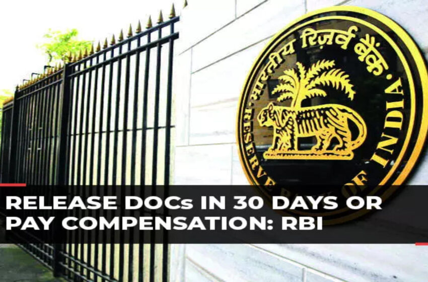 RBI loan settlement