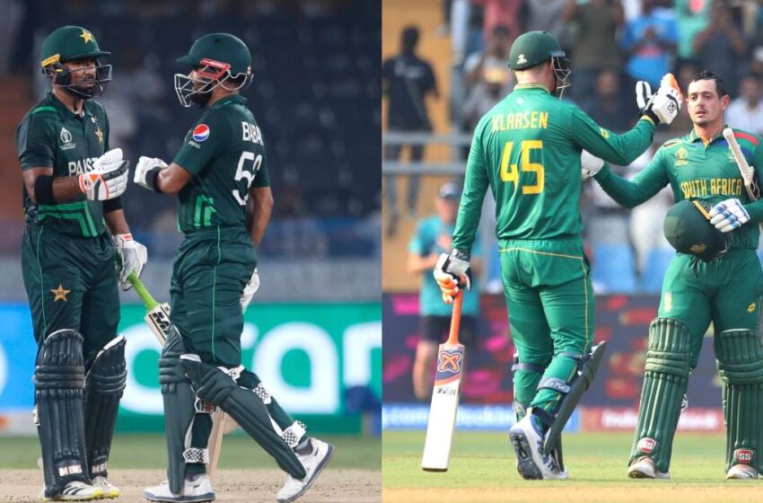  Pakistan VS South Africa live score, ICC World Cup 2023